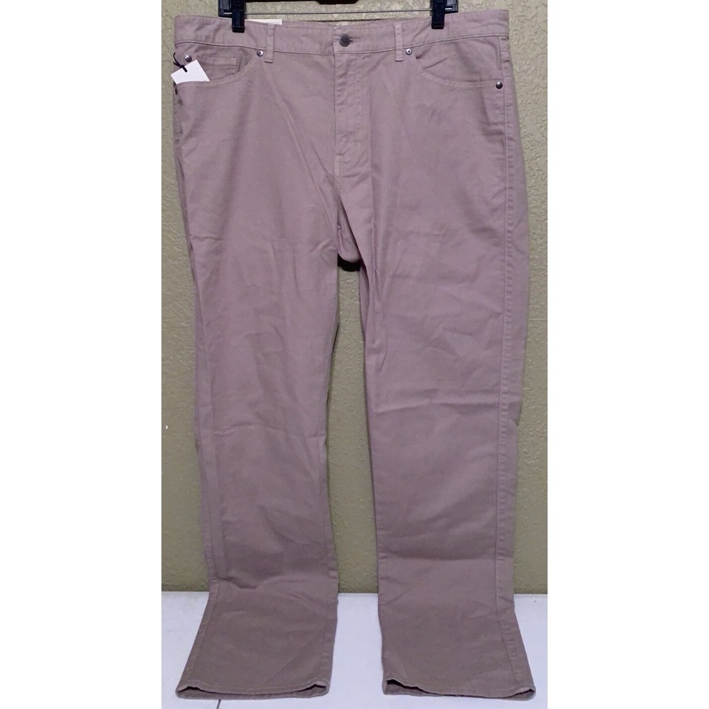 NEW Peter Millar Mountainside Men's Size 38x33 Khaki Canvas Five Pocket Pants